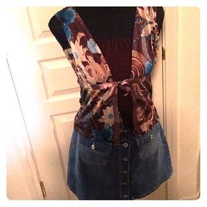 Cute denim jean skirt